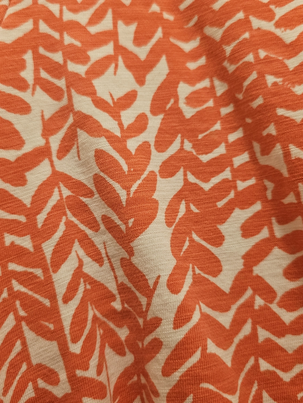 Boden Faux Wrap Dress Size 12 Cotton Coral  White Botanical Print - Picture 6 of 8